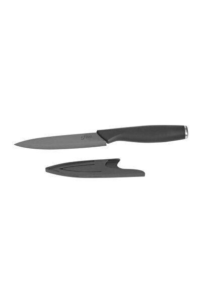 FİVE Cuțit utilitar ceramic - lamă de 12,5 cm - Absolu Black