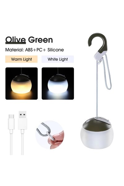 Choice3 Olive Green WEST BIKING Camping Tent Hanging Light Portable Camping L...
