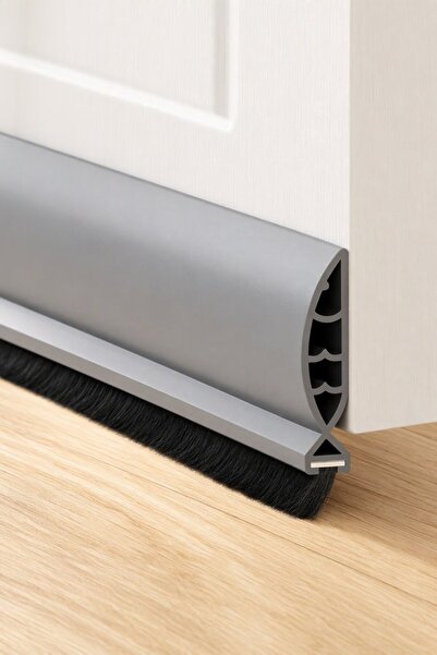 Generic 1 Pvc Door Sweep Draft Stopper Door Seal Strip Self Adhesive Brush 93...