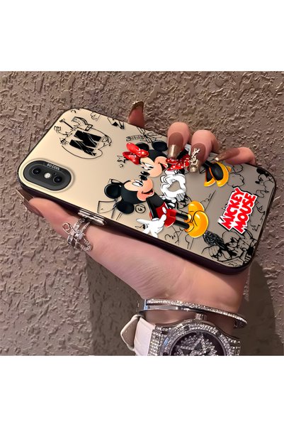 CHICASELUX حافظة كوميك كاريكاتير متوافقة مع هاتف iPhone X/XS، حافظة سيليكون ع...