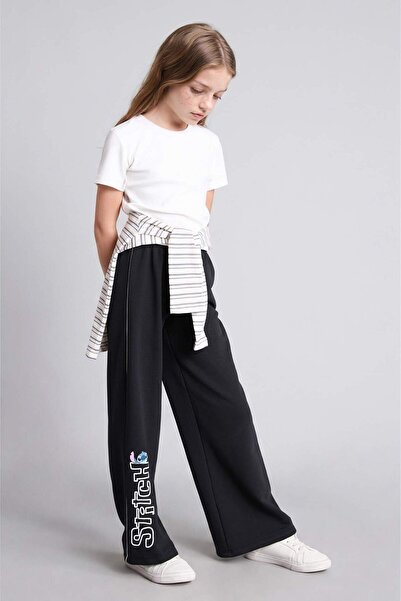 DeFacto Disney Lilo & Stitch Wide Leg Pants Girls I1686A826Au