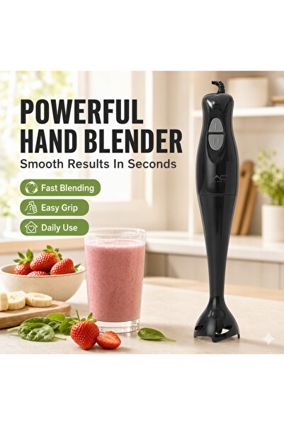 Generic Brand Powerful Electric Immersion Hand Blender, 2-Speed Stick Mixer w...