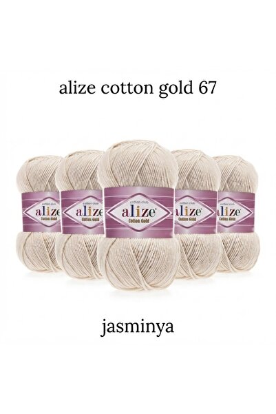 Alize 5 Adet Renk no 67 Cotton Gold Amigurumi Ipi 100 Gr El Örgü İpi Punch İpi