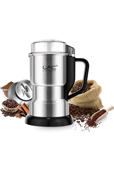 Generic Brand Powerful Coffee Bean Grinder, LAICHY Electric Spice Grinder wit...