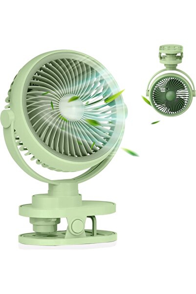 Morvena Picks Mini ventilator reîncărcabil prin USB cu lumină de noapte, vent...