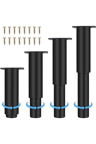 STARSTAR Adjustable stainless steel furniture legs, height 18-33 cm, load cap...