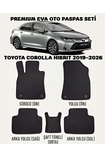8D OTO PASPASI TOYOTA COROLLA HİBRİT SERİSİ 2019 - 2026 ARACA ÖZEL PREMİUM EV...