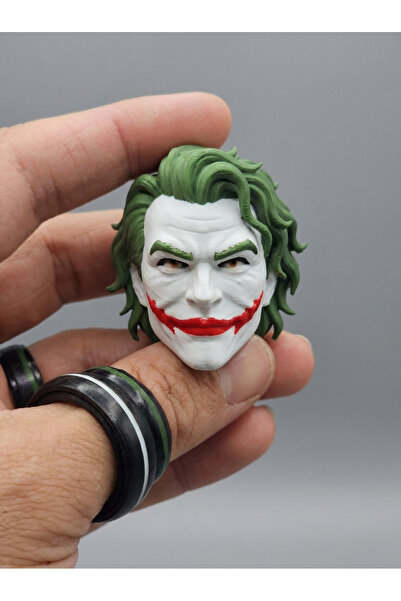 Genel Markalar Batman Joker Yüz Anahtarlık - Joker Face Keychain Charm