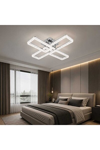 RFAN Candelabru LED RFAN, Model K2552/2+2A, cu Telecomandă, 3 Tipuri de Lumin...