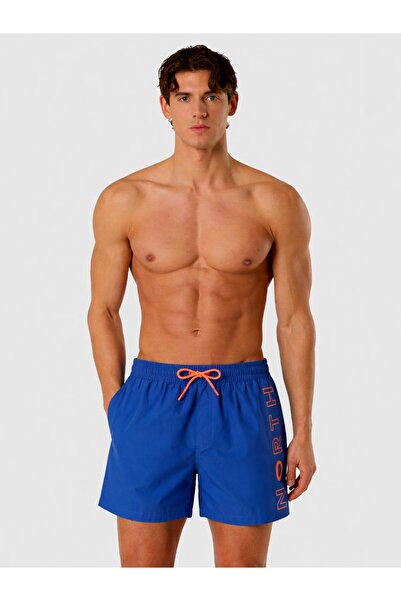 North Sails Regular Fit Maxi Logo Detaylı Bağcıklı Erkek Volley Deniz Şortu 3...