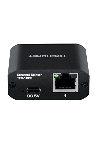TRENDnet Splitter Gigabit RJ45 1 IN, 2 OUT, USB-C - TEG-102S