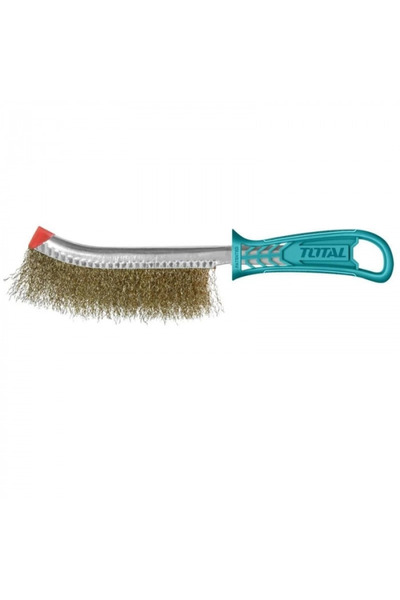 TOTAL Tht92102 250mm Plastic Handle Wire Brush