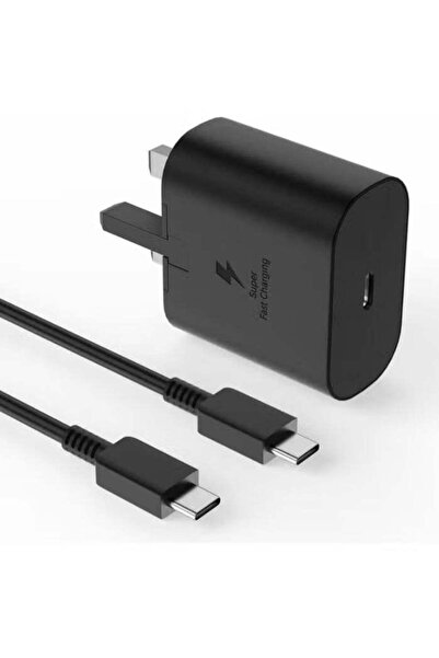 Generic 25W Type-C Charger with Cable Compatible for Samsung M15 5G| F15| A15...