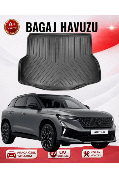 MODxAUTO RENAULT AUSTRAL STEPNESİZ ÇİFT KULAK 2026 Maximum 4D Bagaj Havuzu