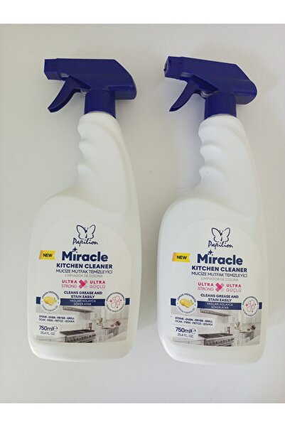 Papilion MİRACLE MUCİZE MUTFAK TEMİZLEYİCİ SPREY 2Lİ