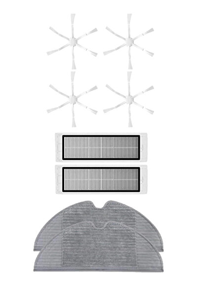 LİN GRUP Set de 8 piese de schimb compatibile cu aspiratorul robot Xiaomi Vac...