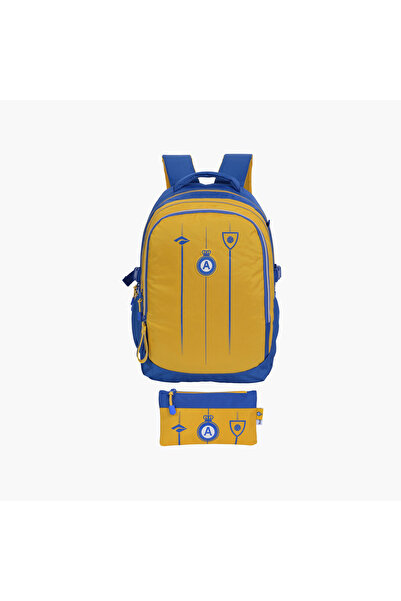 Pause Sport Football 2-Piece School Backpack Set for Boys 13+ Years with Penc...