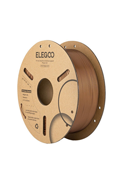 ELEGOO Filament PLA pentru imprimantă 3D 1.75mm Maro pentru avansați