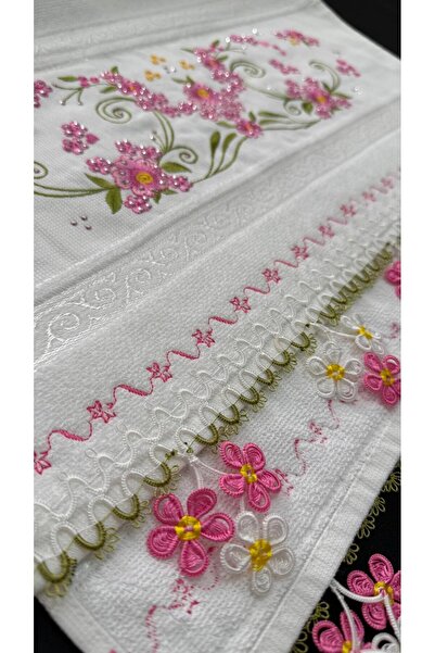 İĞNEOYASI Towel - Towel Edge - Handmade - Dowry Gift
