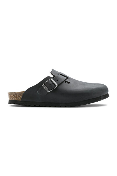 Birkenstock BOSTON LEOI Siyah Unisex Terlik 059463 Juststep