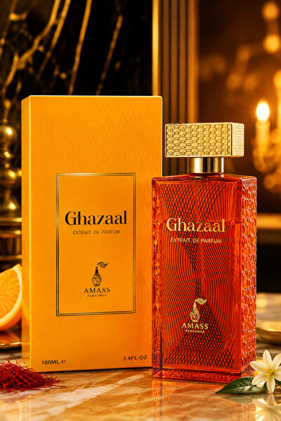 AMASS PERFUMES Ghazaal Extrait de Parfum by 100ml – Luxury Long-Lasting Arabi...