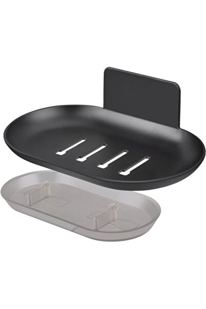 Morvena Picks Suport pentru săpun autoadeziv, montat pe perete, din oțel inox...