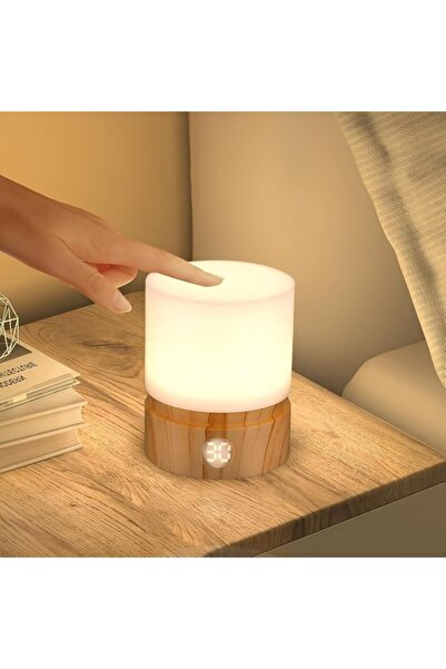 STARSTAR Touch bedside lamp, timer night light, baby night light, USB recharg...