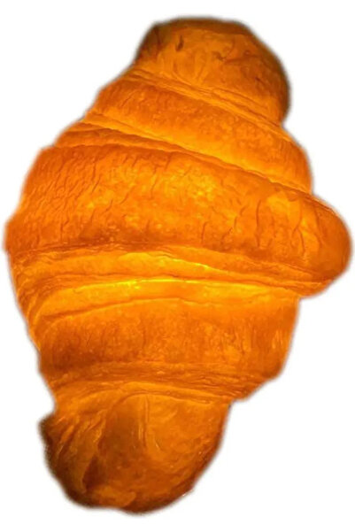 STARSTAR Croissant-shaped night light, battery powered, croissant-shaped, dec...