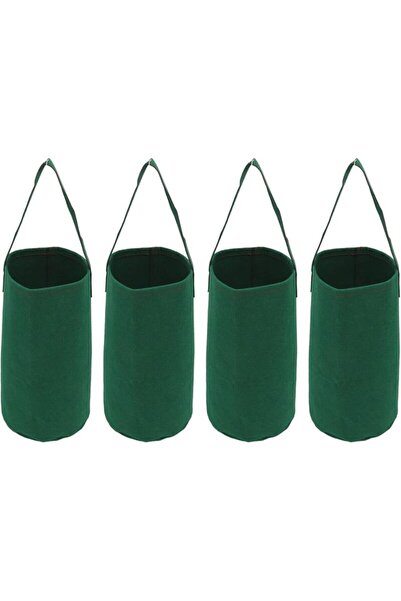 STARSTAR set of 4 inverted flower pots. Hanging garden tomato and strawberry ...