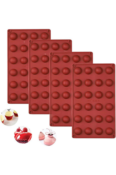 STARSTAR Semi-circular chocolate mold, hemispherical pudding kitchen baking t...