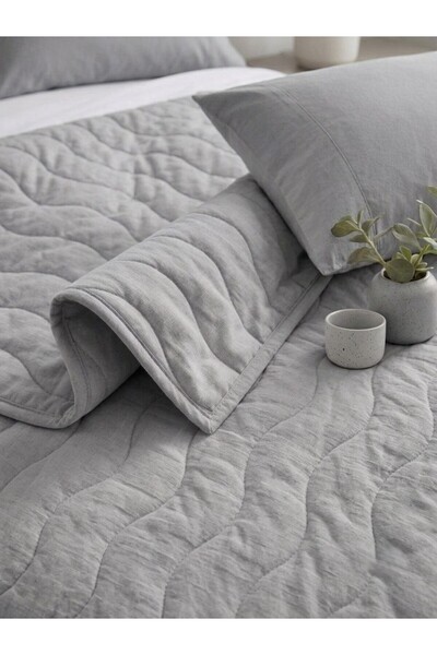 MARLA HOME Çift Kişilik Pike Takımı | Battal Boy | 220x230 cm | Çok Amaçlı Yatak Örtüsü & Battaniye