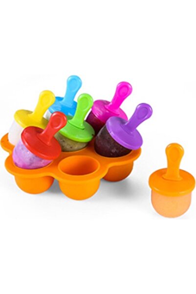 STARSTAR Ice mold - Orange - Pop-up ice cubes - Silicone - Colored - Ice tray...