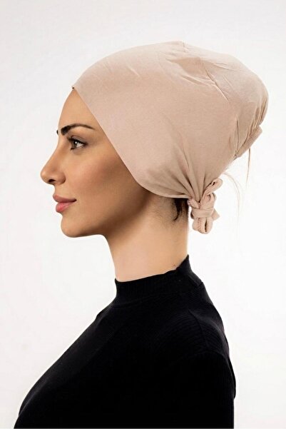 İSTDONATELLA Seamless Front Tie Hijab Cap