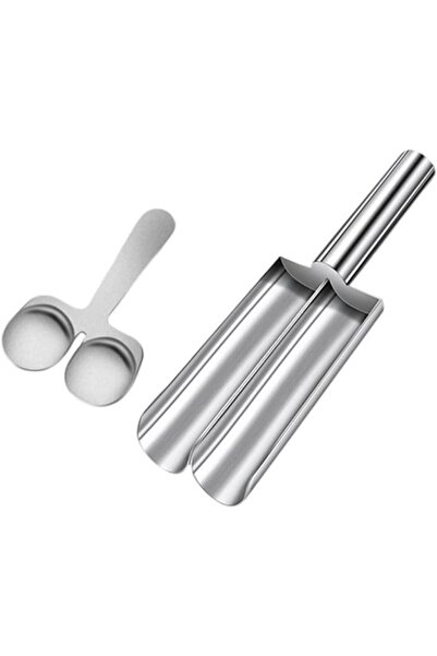 STARSTAR 304 Stainless Steel Meatball Maker Tool with Scraper (22.5×6.2cm) fo...