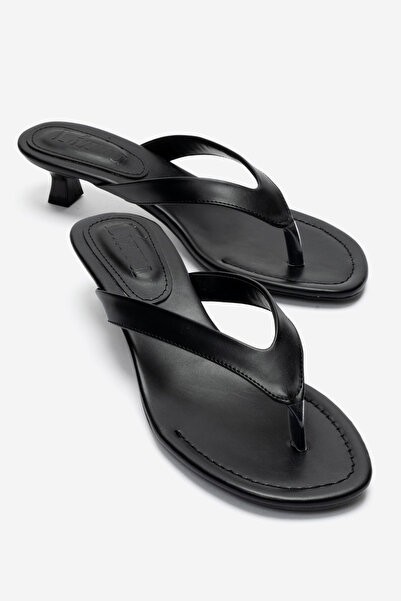 Lizzu Women's Orthopedic Sole Sandals Flip-Flop Heeled Slippers