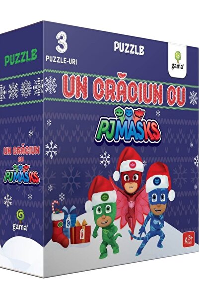 Gama Un Craciun cu Pj Masks 3 puzzle-uri