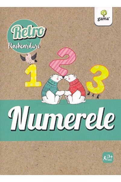 Gama Numerele. Retro flashcarduri