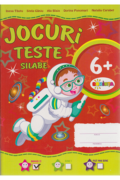 Dorinta Jocuri. Teste. Silabe 6 Ani+ - Inesa Tautu