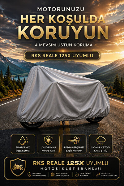 PJ & Me Rks Reale 125X Motorcycle Tarpaulin 4 Seasons Full Protection Water R...