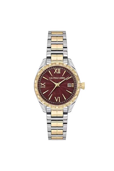 U.S. Polo Assn. USPA2157-04 Quartz Çelik Gri Altın Rengi 31 mm Kadın Kol Saati