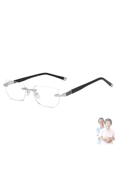 STARSTAR Anti-blue light glasses, rimless frame, clear lenses, reading glasse...