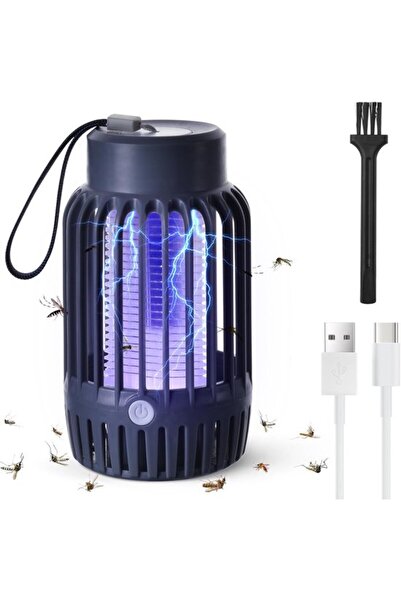Morvena Picks Lampă anti-insecte 2-în-1, reîncărcabilă prin USB, 360 °   Apar...