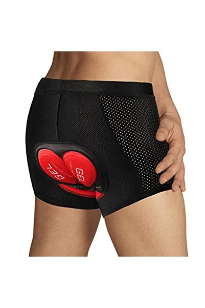 STARSTAR Black Size L Ergonomic 5D Gel-Padded Men's Cycling Shorts