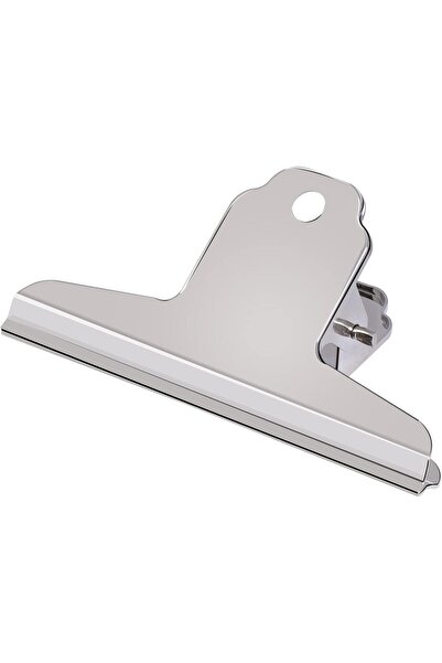 STARSTAR 100mm bull's head clips, 10 metal bull's head clips, silver bull's h...