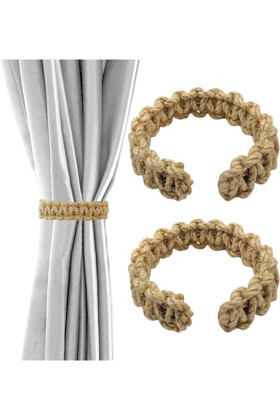 STARSTAR Simple curtain tiebacks, 2-pack, suitable for home, office, living r...