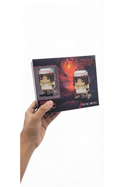 TOYTOPIA Stranger Things Dustin Henderson 103 Piece Block Figure - Collectibl...