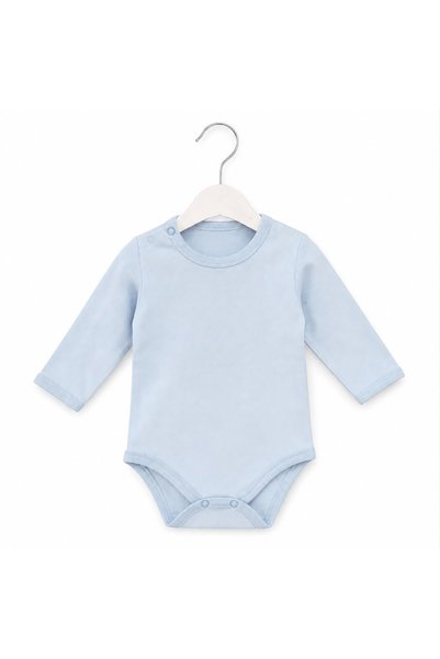 H&C COOLBOY H&C Long Sleeve Shoulder Snap Baby Bodysuit 100% Cotton