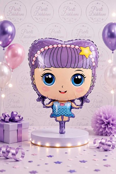 Parti Dükkanı Mermaid Girl Foil Balloon Helium Compatible 46.8X69.3 cm Mermai...