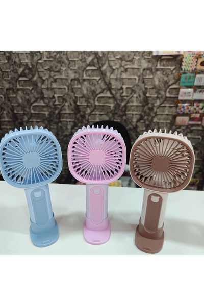 senacacollection Ayıcık Düğmeli El Fanı 3 Kademe Vantilatör 1 ADET
