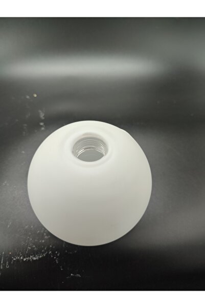 KUĞULU (G.9) AMPULE GÖRE,GLOB AVİZE CAMI.BEYAZ RENKTE (Çapı:10.00 cm) KÜRE.Kendinden dişli.